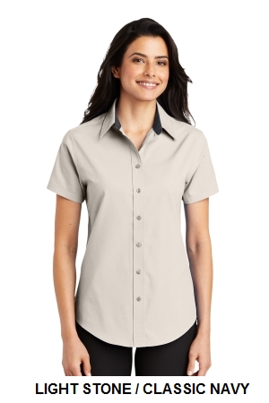 Port Authority - Ladies Short Sleeve Easy Care Shirt. (L508)